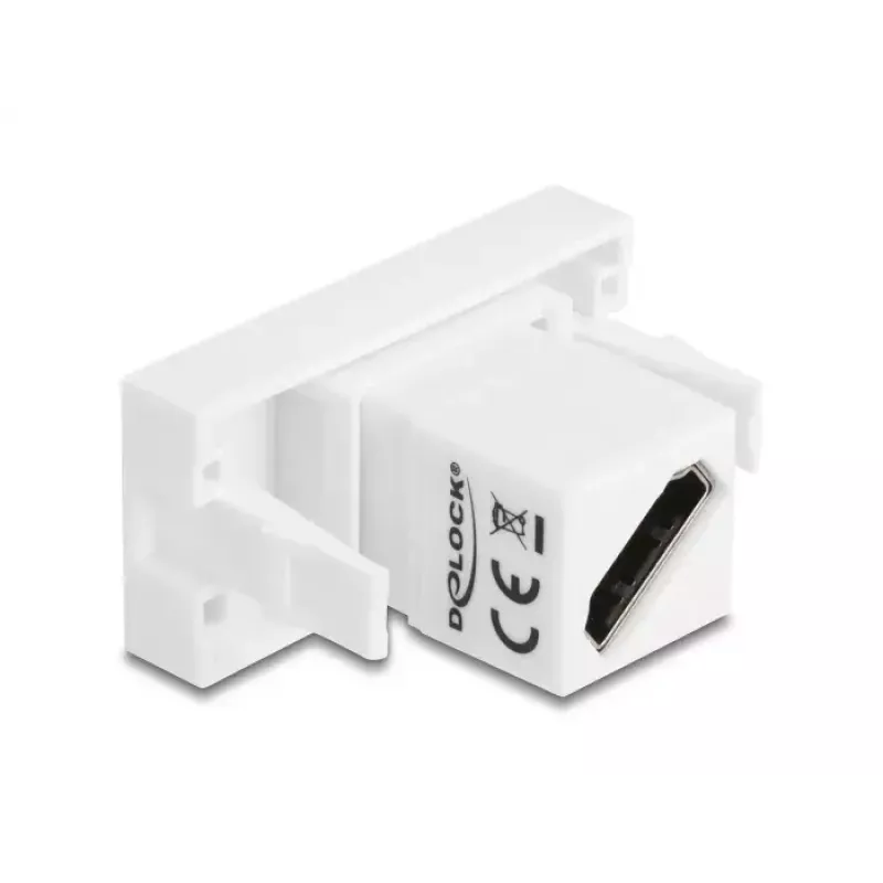 HDMI savienotāju adapteris DeLOCK 90874 Balts Savienotājs 1 HDMI Savienotājs 2 HDMI