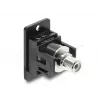 Keystone modulis DELOCK 91112 — plakans RCA uz RCA, melns/balts
