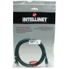 Intellinet tīkla savienotājkabelis, Cat5e, 15 m, zaļš, CCA, U/UTP, PVC, RJ45, zelta pārklājuma kontakti, neaizķeramais, ar apvalku, mūža garantija