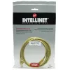 Intellinet tīkla komutācijas kabelis, Cat5e, 15 m, dzeltens, CCA, U/UTP, PVC, RJ45, zeltīti kontakti, bez aizķeršanās, ar aizsargapvalku, mūža garantija