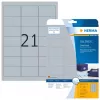 Pašlīmējošā printera etiķete HERMA Labels A4 63,5x38,1 mm sudraba plēve spīdīga