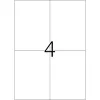 Pašlīmējošā printera etiķete HERMA 8630 A4 105x148 mm
