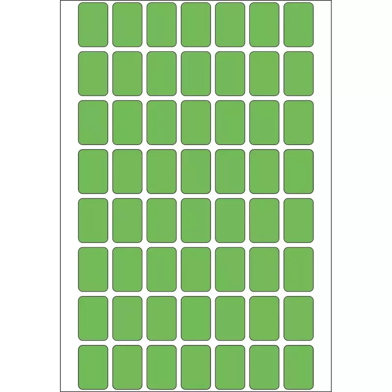 Daudzfunkciju uzlīmes HERMA 12x18 mm zaļas papīrs matēts rokrakstam