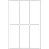 Daudzfunkcionālas uzlīmes HERMA 32x82 mm balts papīrs matēts 192 gab.