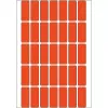 Daudzfunkciju uzlīmes HERMA 12x30 mm sarkanas papīra matētas rokas pierakstam