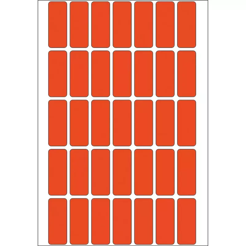 Daudzfunkciju uzlīmes HERMA 12x30 mm sarkanas papīra matētas rokas pierakstam