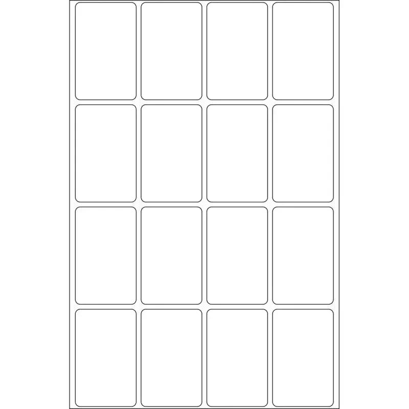 Daudzfunkcionālas uzlīmes HERMA 10613 25x40 mm balta Movables/noņemams papīrs