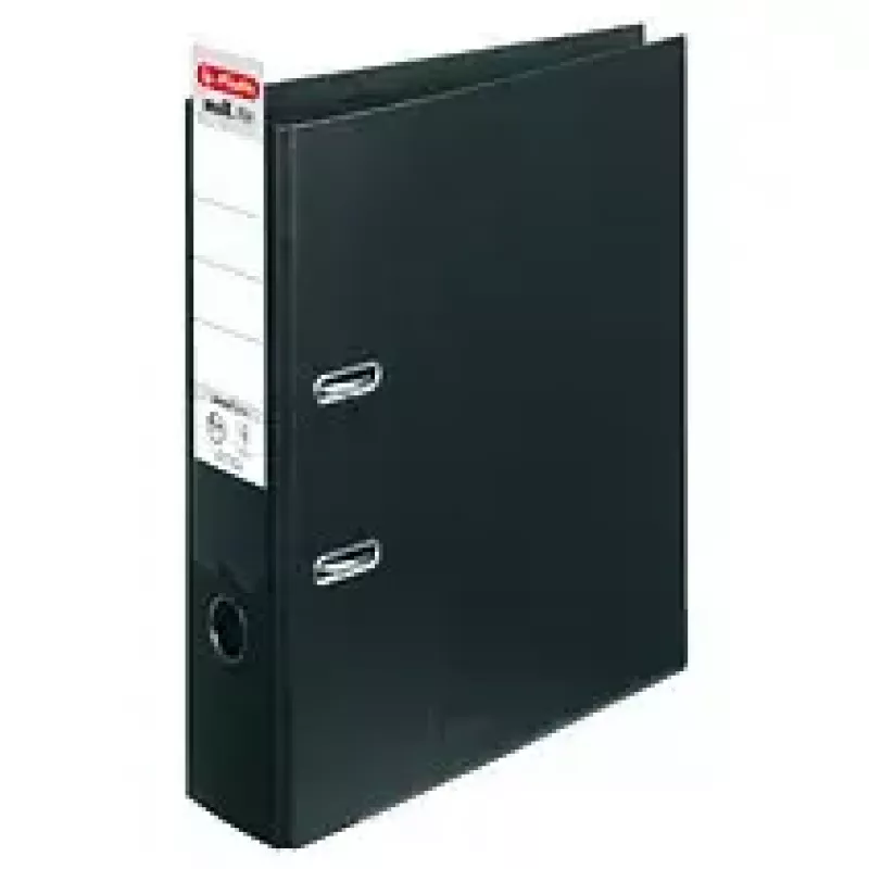 Gredzenu mape A4 Herlitz 10834315 Melna