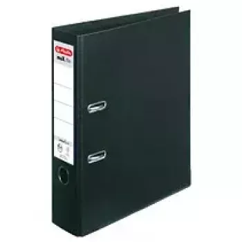 Gredzenu mape A4 Herlitz 10834315 Melna