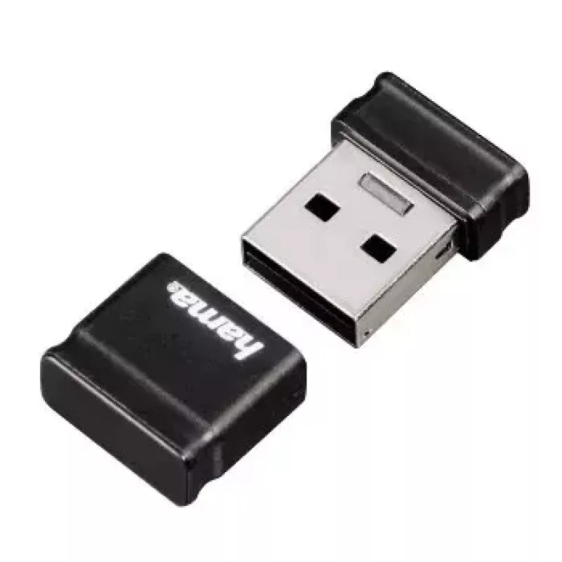 Hama Smartly 64GB USB 2.0 USB zibatmiņa USB Type-A Melna