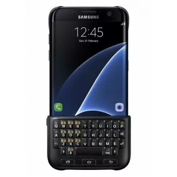 Aizsargapvalks Samsung Galaxy S6 edge+ — melns, paredzēts 79,9 mm platumam un 12,6 mm biezumam