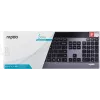 Klaviatūra Rapoo E9270P RF bezvadu QWERTZ vācu melna sudraba
