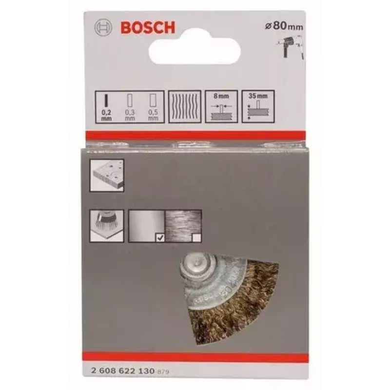 Stiepļu ritenis Bosch 2 608 622 130 8 cm diametrs 8 mm kāts