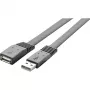 USB kabelis Renkforce RF-4096101 3m USB 2.0 melns