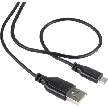 USB 2.0 datu kabelis Renkforce RF-4032111, USB A uz Micro-USB B, 1 m, melns