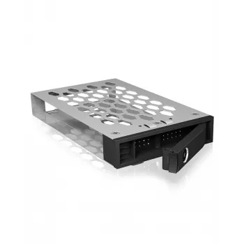 ICY BOX 22070 uzglabāšanas diskdziņa korpuss HDD korpuss Melns, Metālisks 3,5 collu