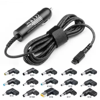 CoreParts MBXUN-90W-DC0001 strāvas adapteris/invertors iekštelpām melna