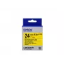 Epson LK-6YB2 magnētiskā lente uzlīmēm melna/dzeltena 24mm (1,5m)