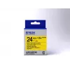 Epson LK-6YB2 magnētiskā lente uzlīmēm melna/dzeltena 24mm (1,5m)
