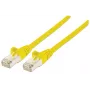 Intellinet tīkls komutācijas kabelis, Cat6A, 10m, dzeltena, Copper, S/FTP, LSOH / LSZH, PVC, RJ45, Gold Plated Contacts, Snagless, Booted, Lifetime Warranty