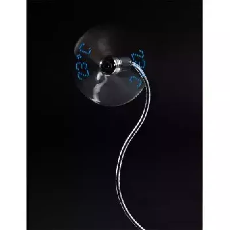 Hama 00012170 USB ventilators ar temperatūras displeju, sudraba