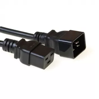 ACT Powercord C19 - C20 melns 3 m