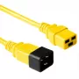 ACT Powercord C19 - C20 dzeltens 0,6 m