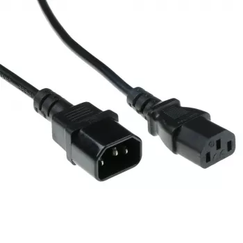 Strāvas vads C13 C14 melns 7 m ACT Powercord AK5121