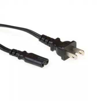 Strāvas kabelis ASV kontaktdakša ACT Powercord C7 melns 1,8 m