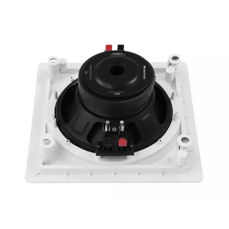 Pilna diapazona skaļrunis Omnitronic 80710150 balts vadu 60 W