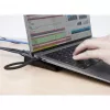 Manhattan USB-C dokstacija/centrmezgls ar karšu lasītāju un MST, pieslēgvietas (x9): Audio 3.5mm, DisplayPort, Ethernet, HDMI, USB-A (x3), USB-C un VGA, ar Power Delivery (100W) USB-C pieslēgvietai (Piezīme: nepieciešams USB-C sienas lādētājs un USB-C kabelis), Visas pieslēgvietas var izmantot vienlaicīgi