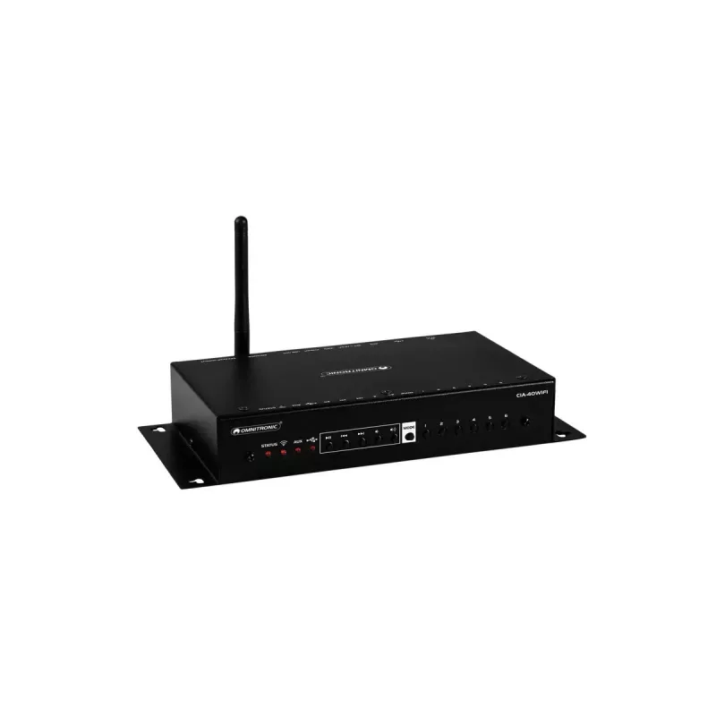 Omnitronic CIA-40WIFI pastiprinātājs, 3.0 kanāli, Performance/stage, melns