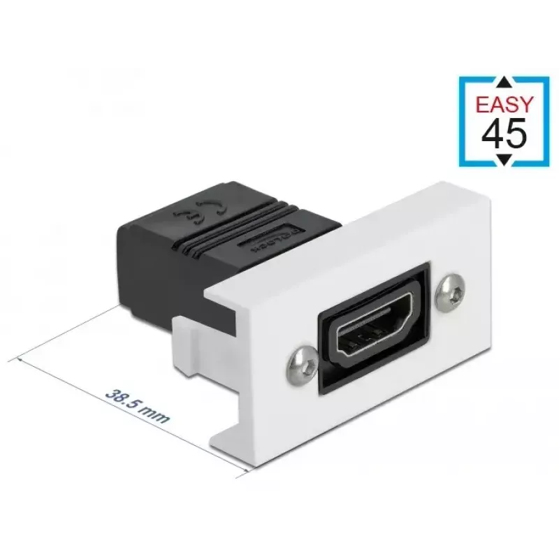HDMI modulis DeLOCK Easy 45 taisns 22.5 x 45 mm