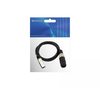 Audio kabelis Omnitronic 30225590 Speakon XLR 1m Melns