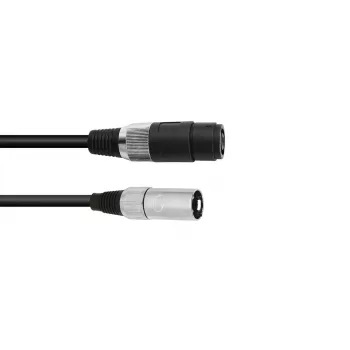 Audio kabelis Omnitronic 30225590 Speakon XLR 1m Melns
