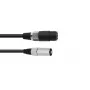 Audio kabelis Omnitronic 30225590 Speakon XLR 1m Melns