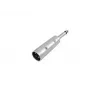 Kabeļu savienotāju adapteris 3-pin XLR uz 6.3 mm Omnitronic 30226450