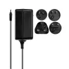 Lindy 24VDC 1.25A vairāku valstu barošanas bloks, 5,5/2,1 mm, Universāls, Iekštelpu, 100–240 V, 50/60 Hz, 30 W, 24 V