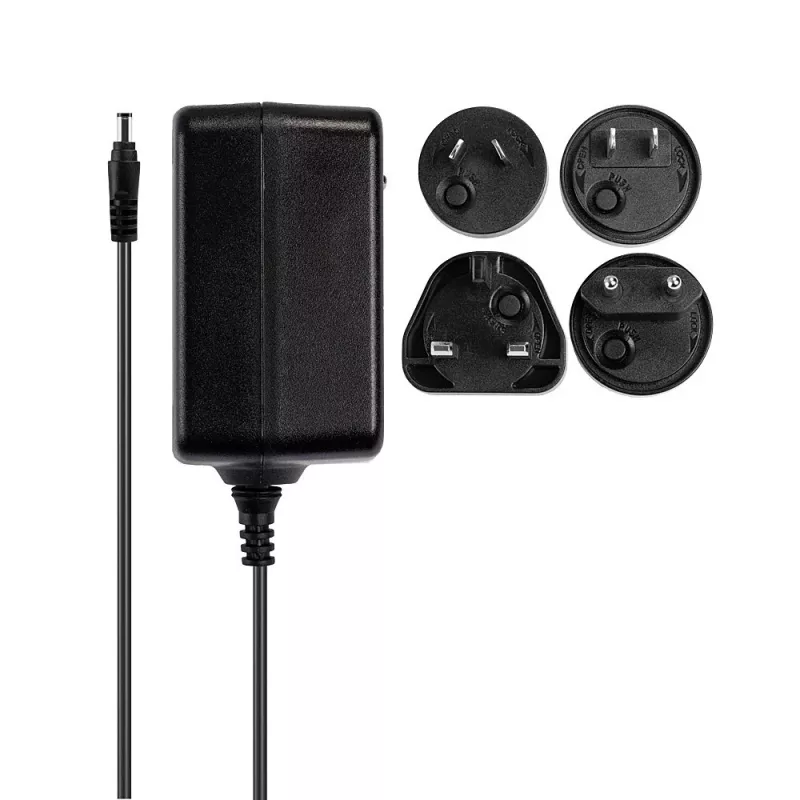 Lindy 24VDC 1.25A vairāku valstu barošanas bloks, 5,5/2,1 mm, Universāls, Iekštelpu, 100–240 V, 50/60 Hz, 30 W, 24 V