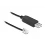 DeLOCK 66738 USB uz RS-232 RJ10 adaptera kabelis Meade Autostar
