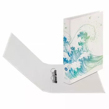 Riņķu mape A4 Herlitz 50033416 zila, zaļa, balta