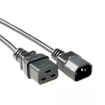 Strāvas vads C14 - C19 melns 1 m ACT Powercord AK5439