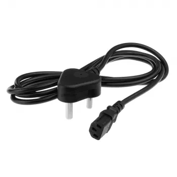 Strāvas vads ACT Powercord Indijas/DA spraudnis - C13 melns 2,5 m