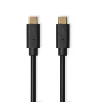 USB Kabeļa Port Designs 900074 1m USB C Melns 10 Gbit/s