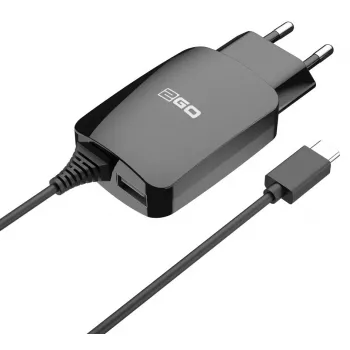 Iekštelpu lādētājs 2GO 797167 Universal Melns AC 5V 1.4m kabelis
