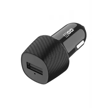Mobilās ierīces lādētājs 2GO 797258 universāls melns cigāru šķiltavu auto 12/24V