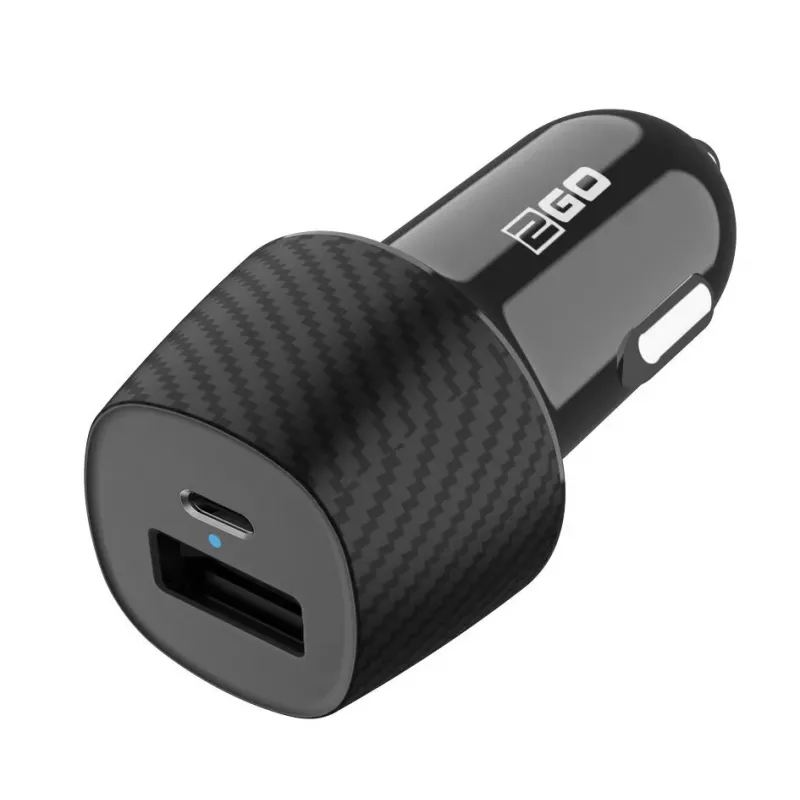 Mobilo ierīču lādētājs 2GO 797272 Universāls Melns Ātrā uzlāde Auto
