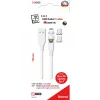USB kabelis 2GO 797317 1m USB B USB C/Micro-USB B/Lightning Balta