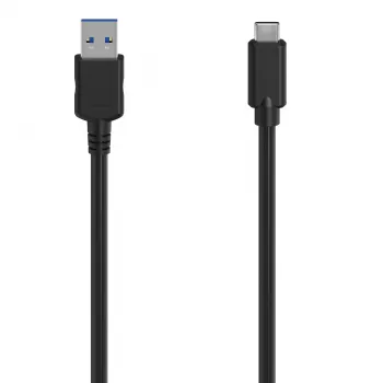 Hama 00300061 USB kabelis USB 3.2 Gen 1 (3.1 Gen 1) 1,5 m USB C USB A Melns
