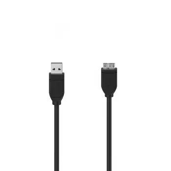 Hama 00300064 USB kabelis USB 3.2 Gen 1 (3.1 Gen 1) 0.75 m Micro-USB B USB A Melns